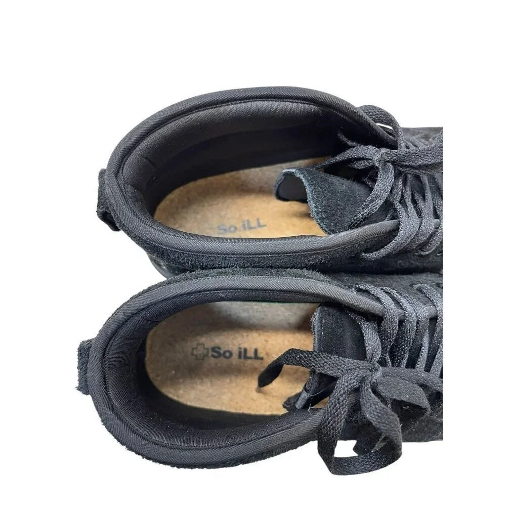 So iLL Classic Chukka Boots Wolf Black Water Resistant Unisex M9 W10.5